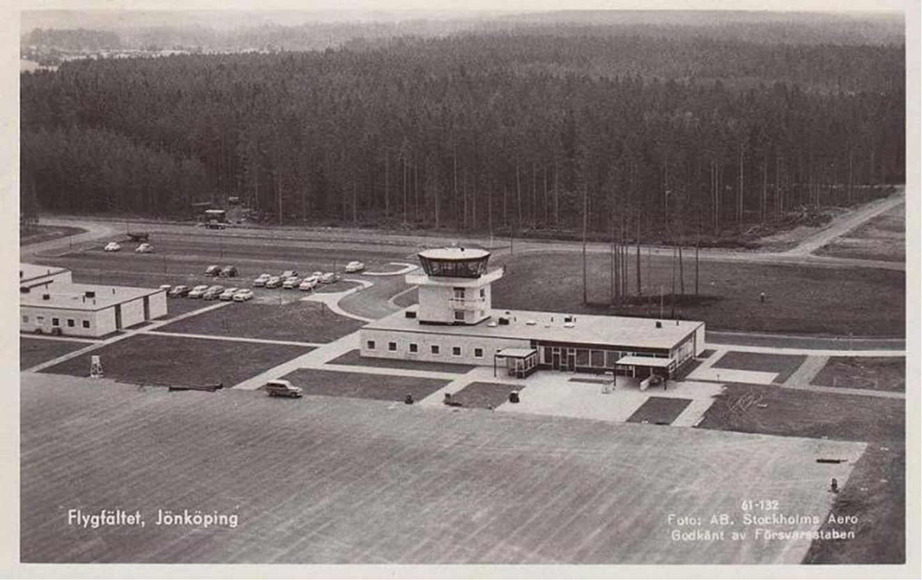 Jönköpings flygplats 1961.